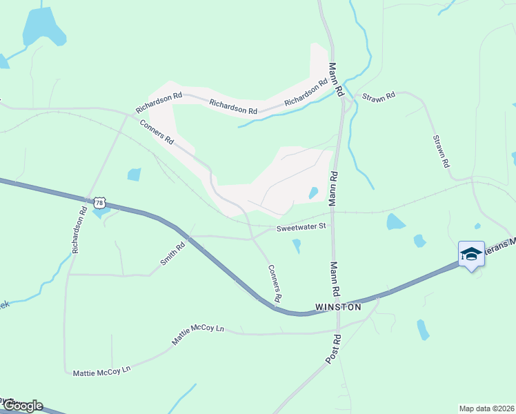 map of restaurants, bars, coffee shops, grocery stores, and more near 7877 Poppy Seed Place in Douglas County