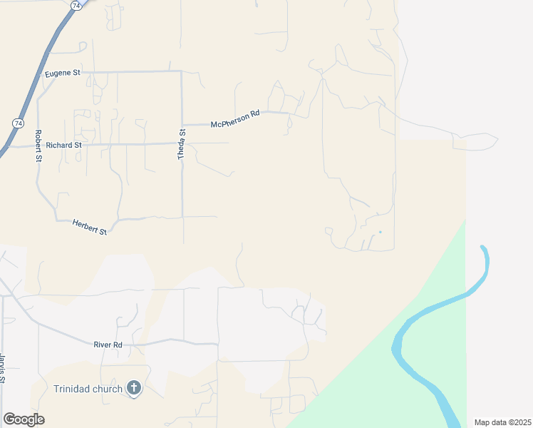 map of restaurants, bars, coffee shops, grocery stores, and more near Herbert Street in Riverside County