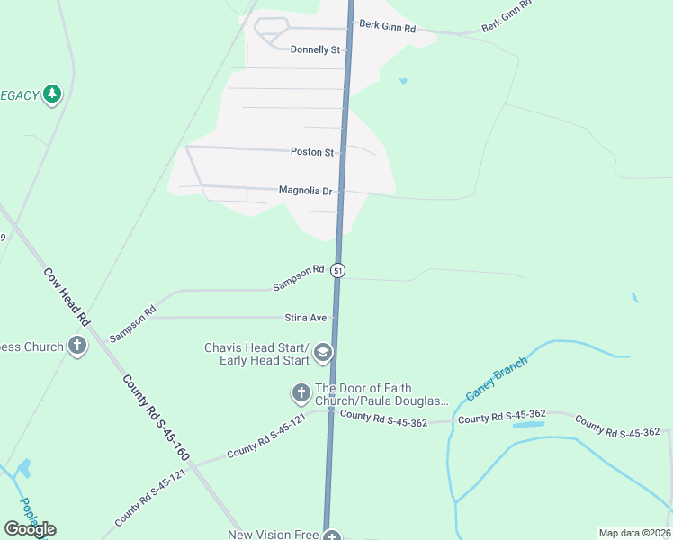 map of restaurants, bars, coffee shops, grocery stores, and more near 2 Sampson Road in Hemingway