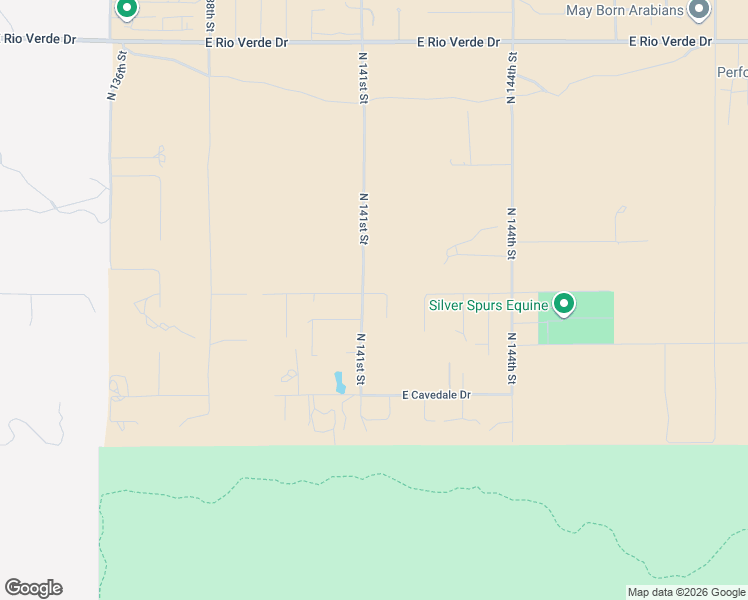 map of restaurants, bars, coffee shops, grocery stores, and more near 27113 North 141st Street in Scottsdale