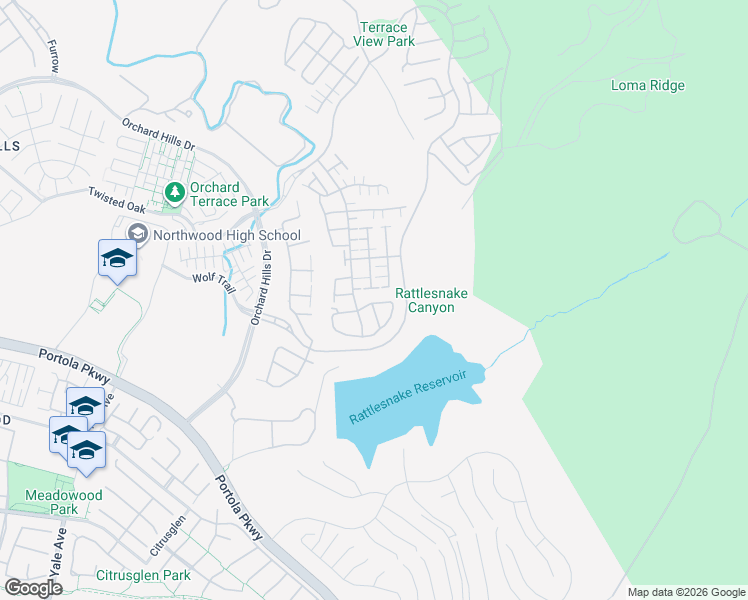 map of restaurants, bars, coffee shops, grocery stores, and more near 121 Summerland in Irvine