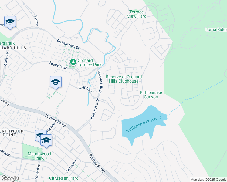 map of restaurants, bars, coffee shops, grocery stores, and more near 109 Grazie in Irvine