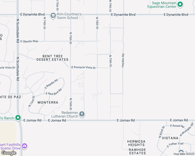 map of restaurants, bars, coffee shops, grocery stores, and more near 78th Street in Scottsdale