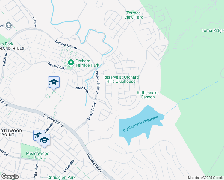 map of restaurants, bars, coffee shops, grocery stores, and more near 109 Grazie in Irvine
