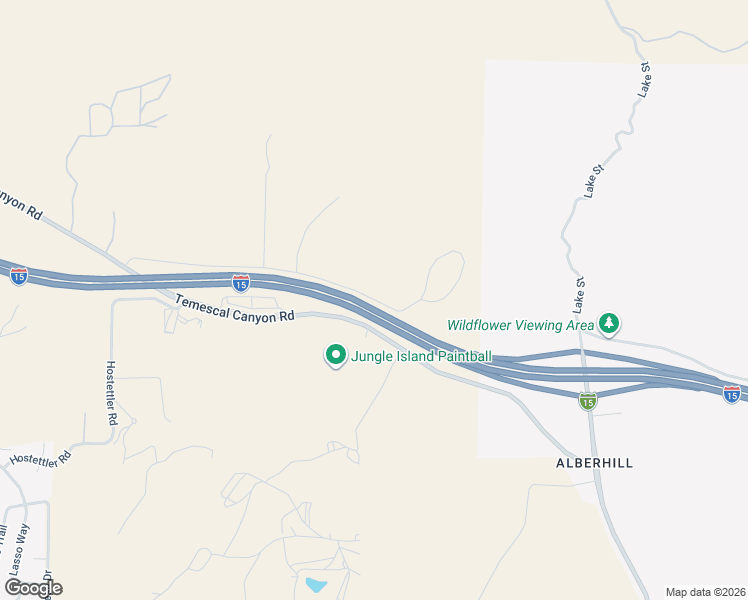 map of restaurants, bars, coffee shops, grocery stores, and more near 14866 Concordia Ranch Road in Lake Elsinore