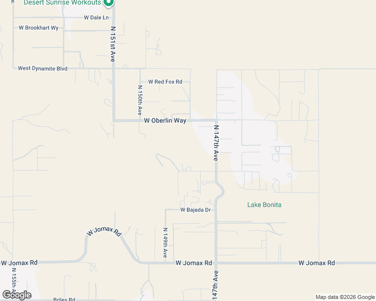 map of restaurants, bars, coffee shops, grocery stores, and more near 27313 North 148th Drive in Surprise