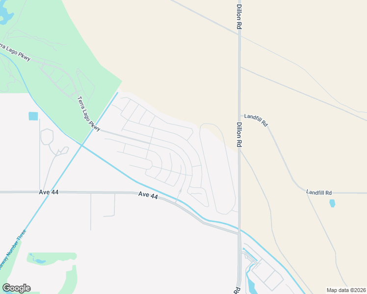 map of restaurants, bars, coffee shops, grocery stores, and more near 43528 Treviso Drive in Indio