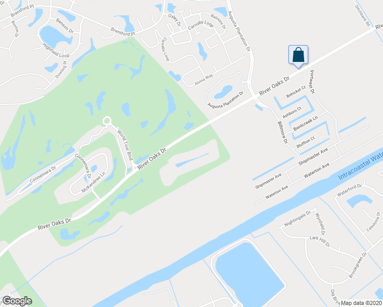 map of restaurants, bars, coffee shops, grocery stores, and more near 1285 River Oaks Drive in Myrtle Beach