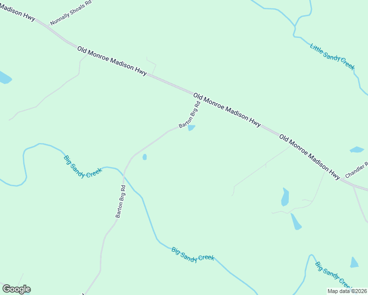 map of restaurants, bars, coffee shops, grocery stores, and more near 1973 Bartons Bridge Road in Monroe