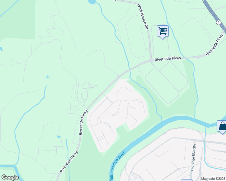 map of restaurants, bars, coffee shops, grocery stores, and more near 9145 Loxford St in Lithia Springs