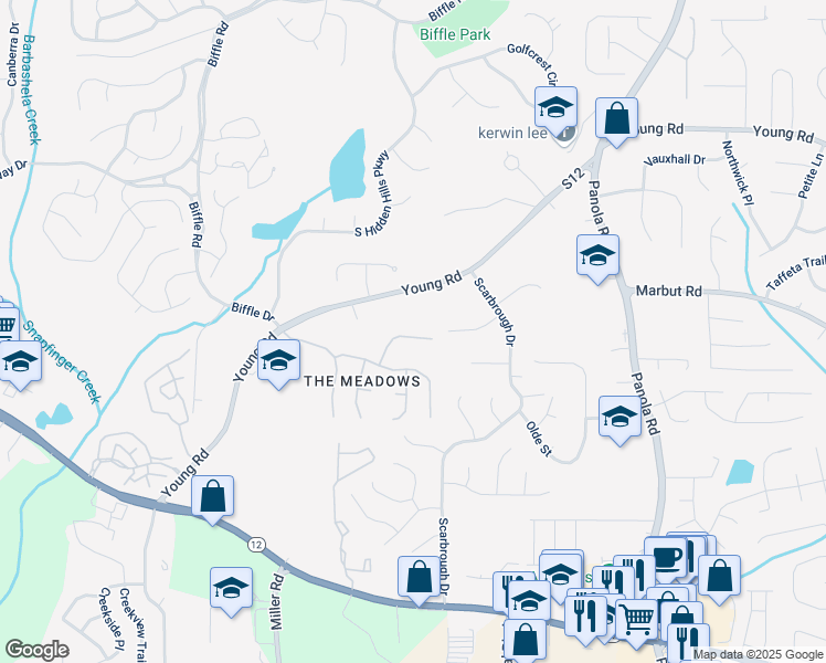 map of restaurants, bars, coffee shops, grocery stores, and more near 1931 Greensbrooke Close in Stone Mountain