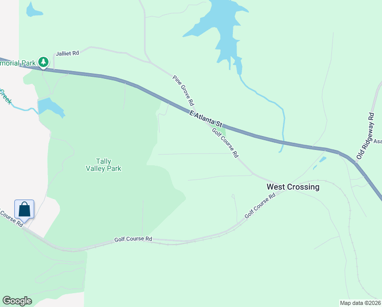 map of restaurants, bars, coffee shops, grocery stores, and more near 125 Valley Road in Tallapoosa