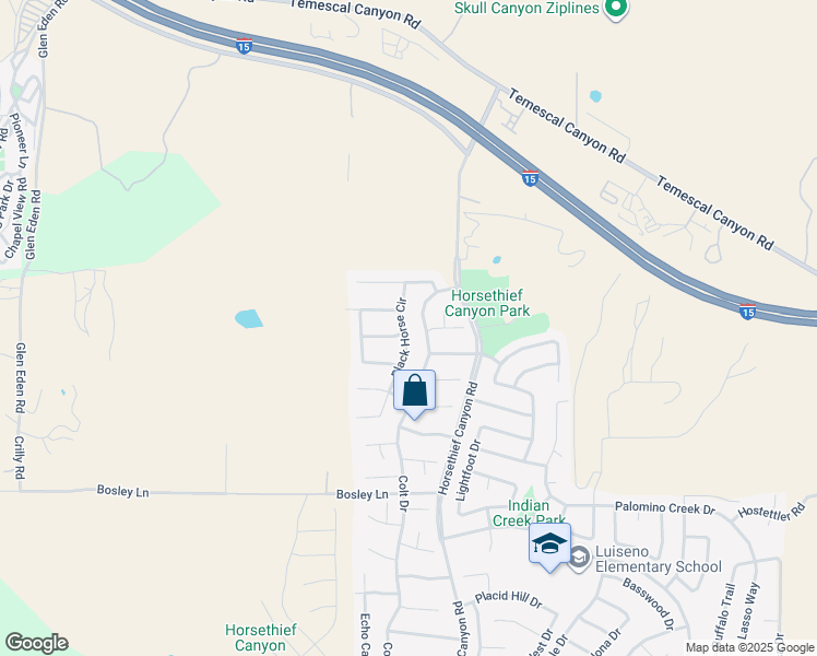 map of restaurants, bars, coffee shops, grocery stores, and more near 26613 Rapid Falls Court in Corona
