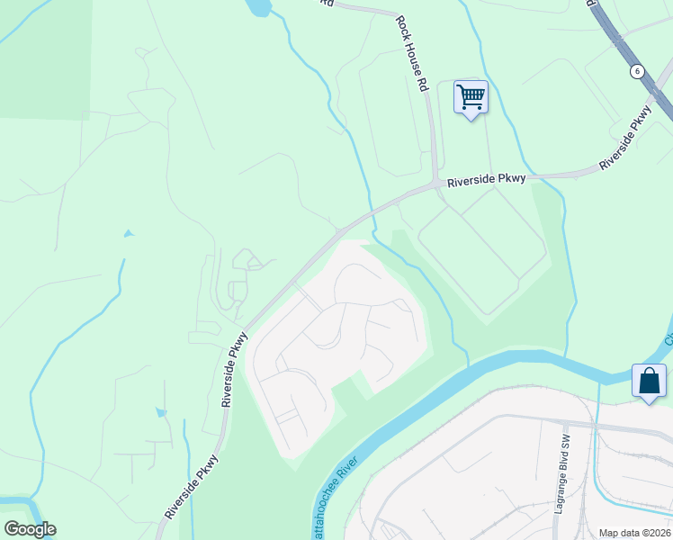 map of restaurants, bars, coffee shops, grocery stores, and more near 9141 Loxford Street in Lithia Springs