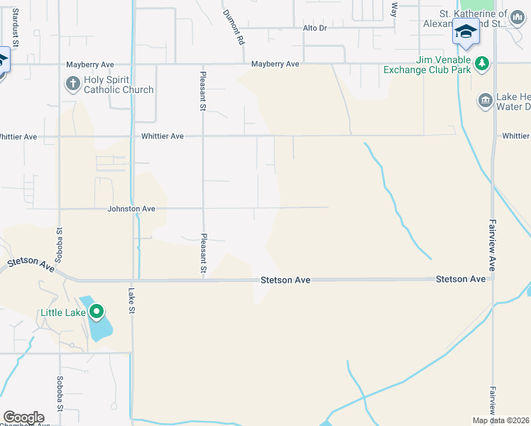 map of restaurants, bars, coffee shops, grocery stores, and more near 43219 Johnston Avenue in Hemet