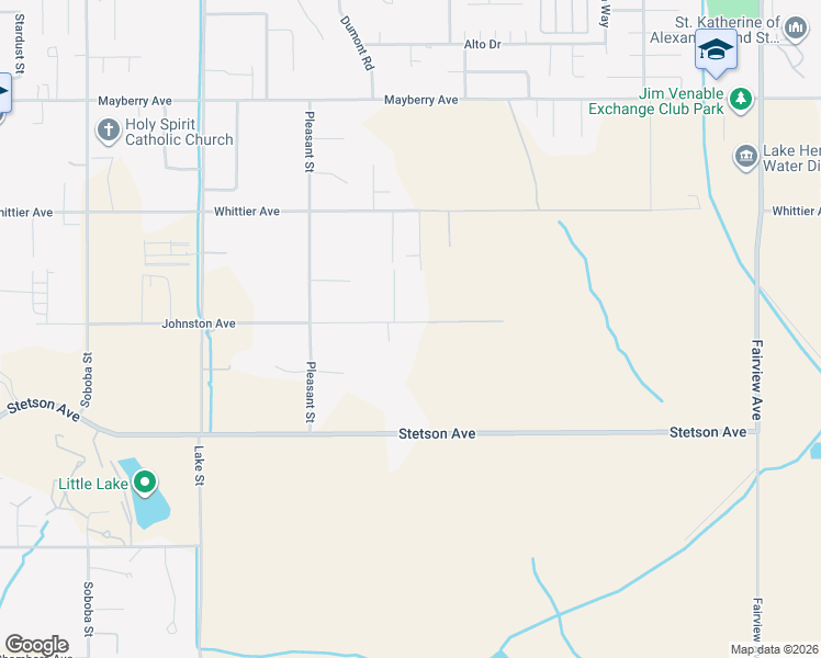map of restaurants, bars, coffee shops, grocery stores, and more near 43219 Johnston Avenue in Hemet
