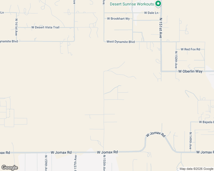 map of restaurants, bars, coffee shops, grocery stores, and more near 27545 North 15th Avenue in Surprise