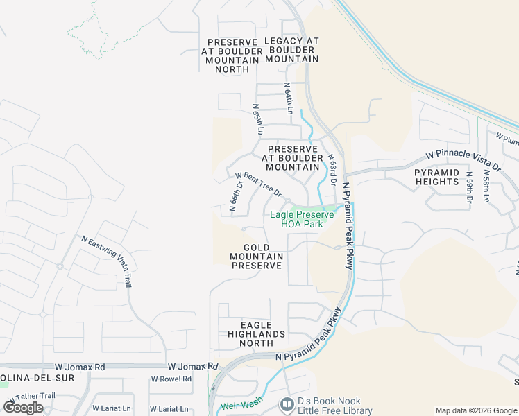 map of restaurants, bars, coffee shops, grocery stores, and more near 27310 North 65th Drive in Phoenix