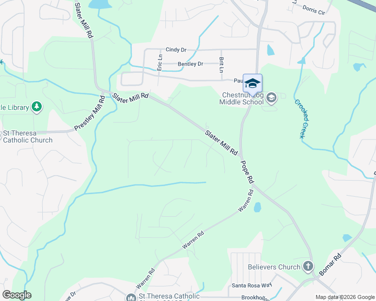 map of restaurants, bars, coffee shops, grocery stores, and more near 2669 Brass Lantern Court in Douglasville