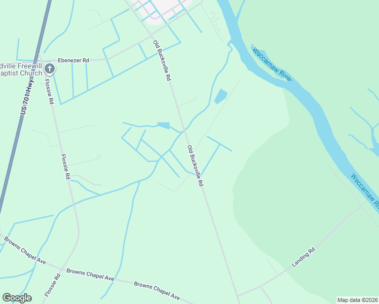 map of restaurants, bars, coffee shops, grocery stores, and more near 6172-6228 Old Bucksville Road in Conway