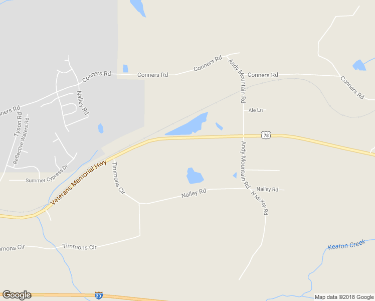 map of restaurants, bars, coffee shops, grocery stores, and more near 8821 U.S. 78 in Villa Rica