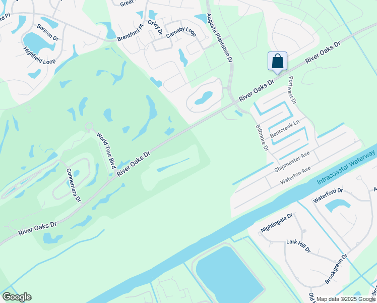 map of restaurants, bars, coffee shops, grocery stores, and more near 1278 River Oaks Drive in Myrtle Beach
