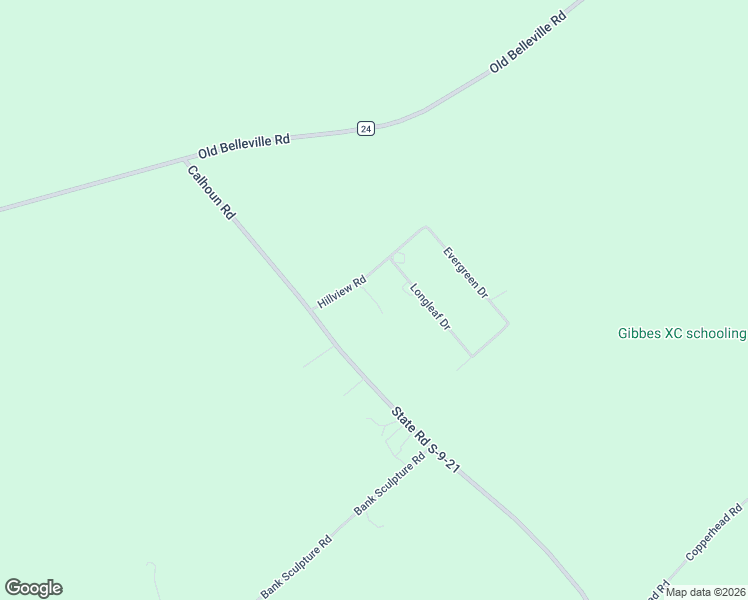 map of restaurants, bars, coffee shops, grocery stores, and more near Lonesome Circle in Calhoun County