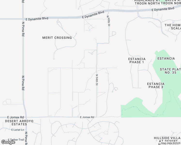 map of restaurants, bars, coffee shops, grocery stores, and more near 9333 East Pinnacle Vista Drive in Scottsdale