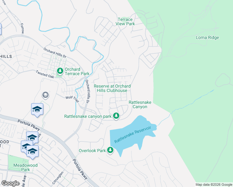 map of restaurants, bars, coffee shops, grocery stores, and more near 165 Villa Ridge in Irvine