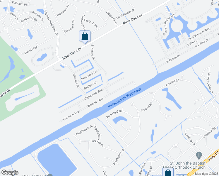 map of restaurants, bars, coffee shops, grocery stores, and more near 976 Shipmaster Avenue in Myrtle Beach