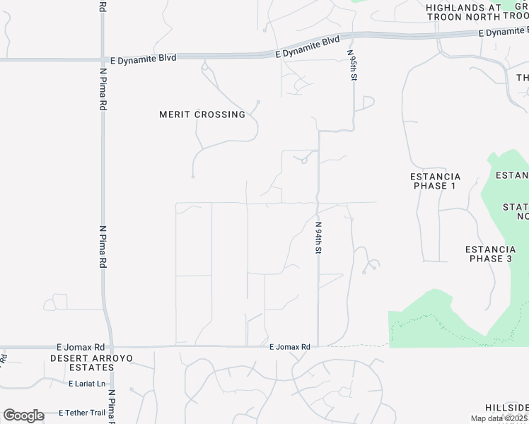 map of restaurants, bars, coffee shops, grocery stores, and more near 27351 North 92nd Street in Scottsdale