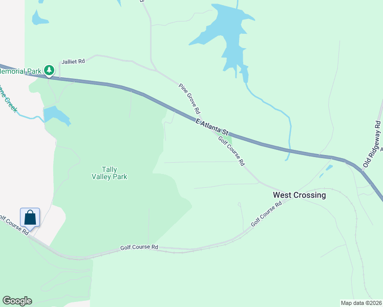 map of restaurants, bars, coffee shops, grocery stores, and more near 125 Valley Road in Tallapoosa