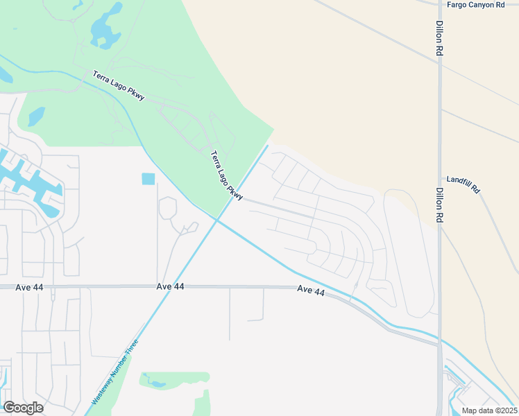 map of restaurants, bars, coffee shops, grocery stores, and more near 85328 Campana Avenue in Indio