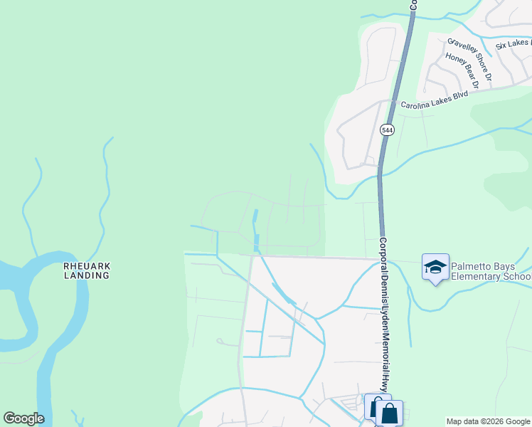 map of restaurants, bars, coffee shops, grocery stores, and more near 8871 State Highway 814 in Myrtle Beach
