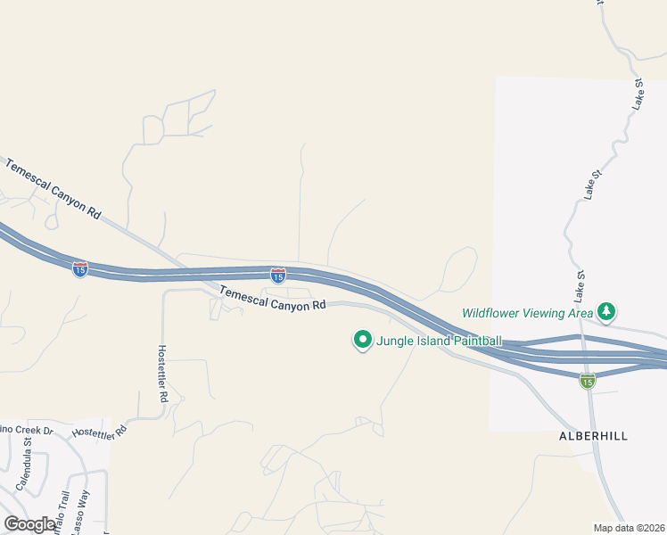 map of restaurants, bars, coffee shops, grocery stores, and more near 14800 Concordia Ranch Road in Lake Elsinore