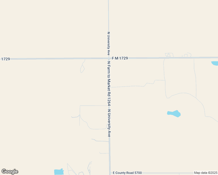 map of restaurants, bars, coffee shops, grocery stores, and more near North Farm to Market Road 1264 in Abernathy