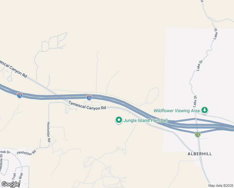 map of restaurants, bars, coffee shops, grocery stores, and more near Concordia Ranch Road in Lake Elsinore