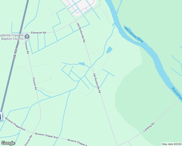 map of restaurants, bars, coffee shops, grocery stores, and more near 6172-6228 Old Bucksville Road in Conway