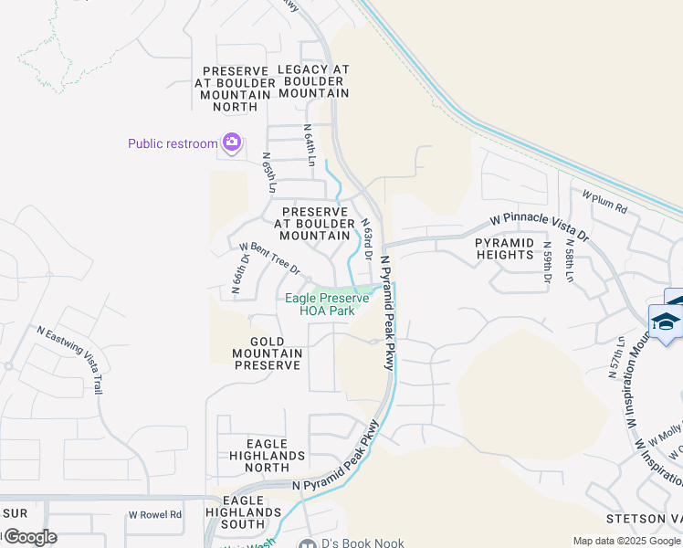 map of restaurants, bars, coffee shops, grocery stores, and more near 27315 North 64th Avenue in Phoenix