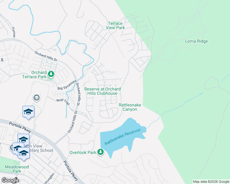 map of restaurants, bars, coffee shops, grocery stores, and more near 123 Toretta in Irvine
