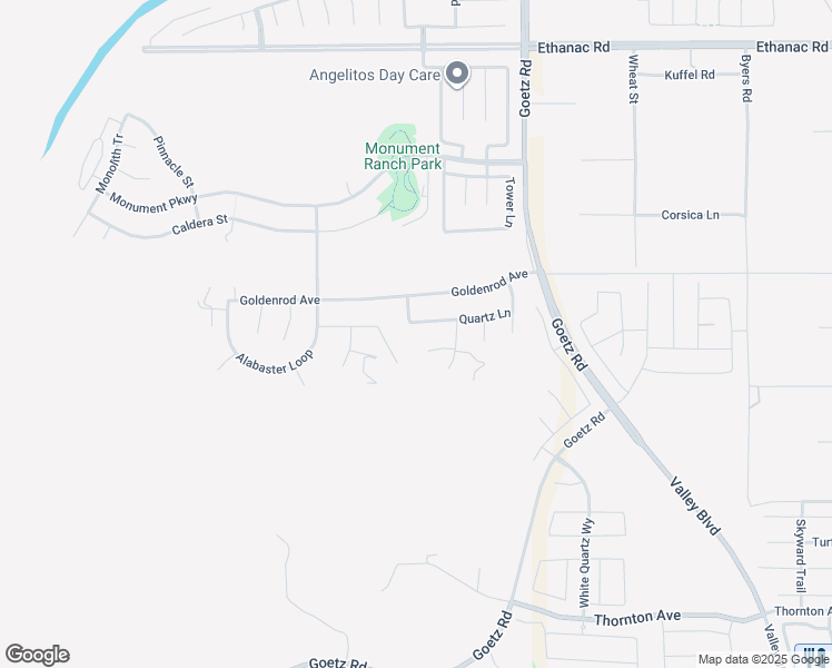 map of restaurants, bars, coffee shops, grocery stores, and more near 131 Quartz Lane in Perris