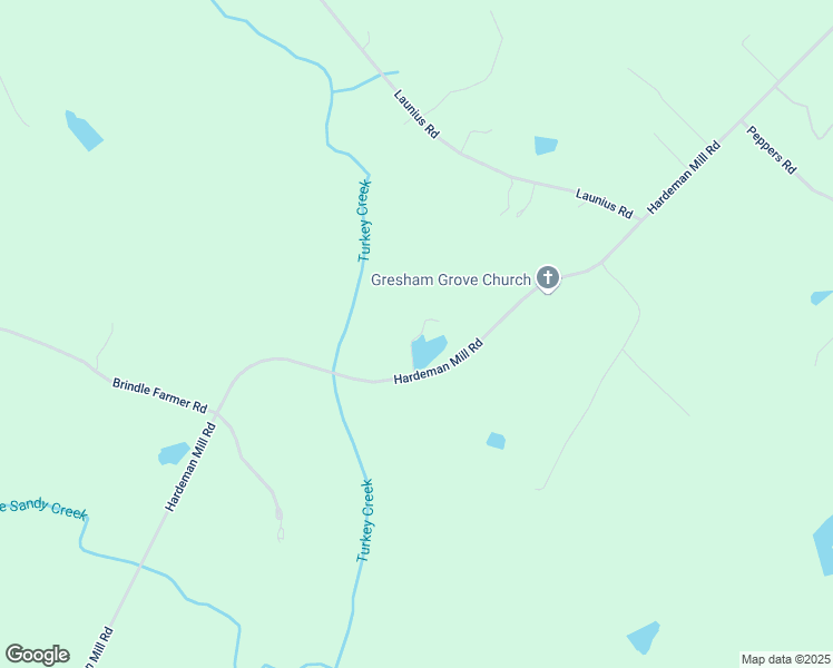 map of restaurants, bars, coffee shops, grocery stores, and more near 1640 Hardeman Mill Road in Good Hope