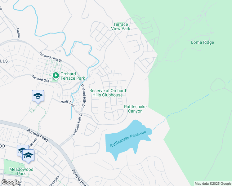 map of restaurants, bars, coffee shops, grocery stores, and more near 141 Dolci in Irvine
