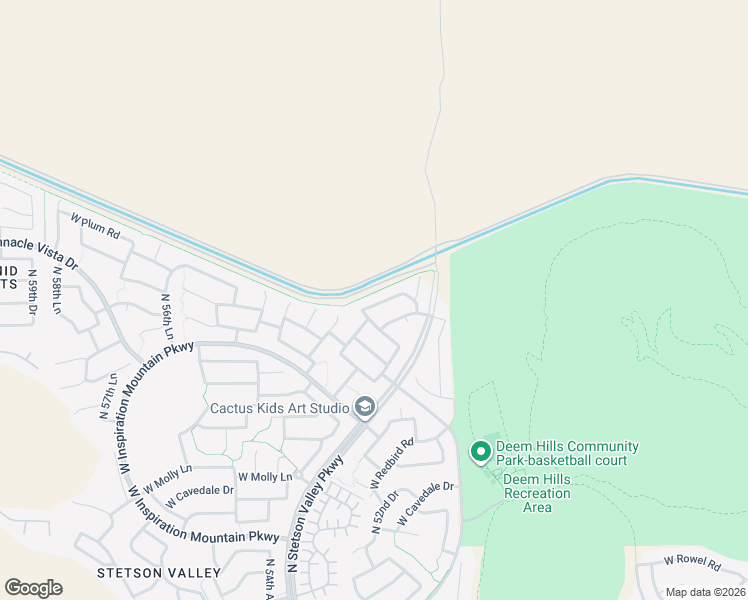 map of restaurants, bars, coffee shops, grocery stores, and more near 5323 West Pinnacle Vista Drive in Phoenix