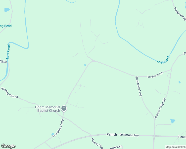 map of restaurants, bars, coffee shops, grocery stores, and more near 1200 Providence Loop in Oakman