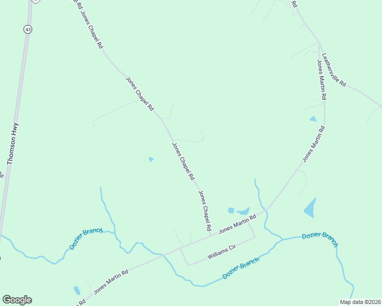 map of restaurants, bars, coffee shops, grocery stores, and more near 2850 Jones Chapel Road in Lincolnton