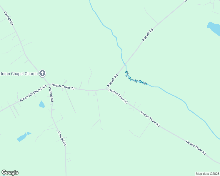 map of restaurants, bars, coffee shops, grocery stores, and more near 2810 Hester Town Road in Monroe