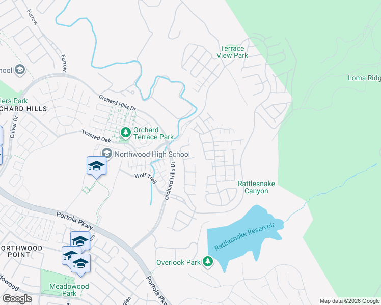 map of restaurants, bars, coffee shops, grocery stores, and more near 107 Tritone in Irvine