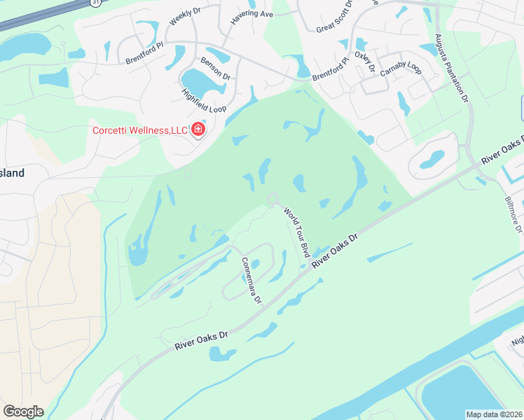 map of restaurants, bars, coffee shops, grocery stores, and more near 100 Cypress Point Court in Myrtle Beach