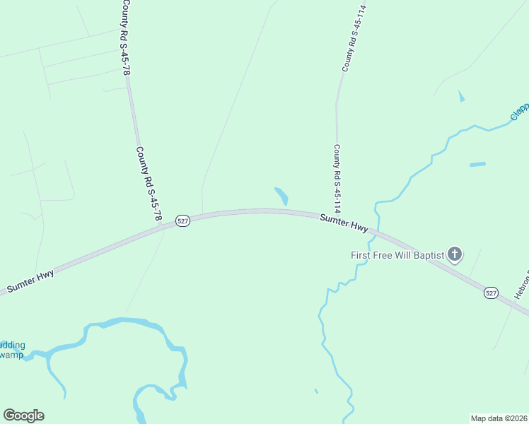 map of restaurants, bars, coffee shops, grocery stores, and more near 2644 Sumter Highway in Kingstree